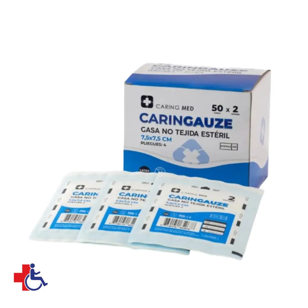 Gasa No Tejida Esteril 7.5x7.5 cm Caja x 50 un