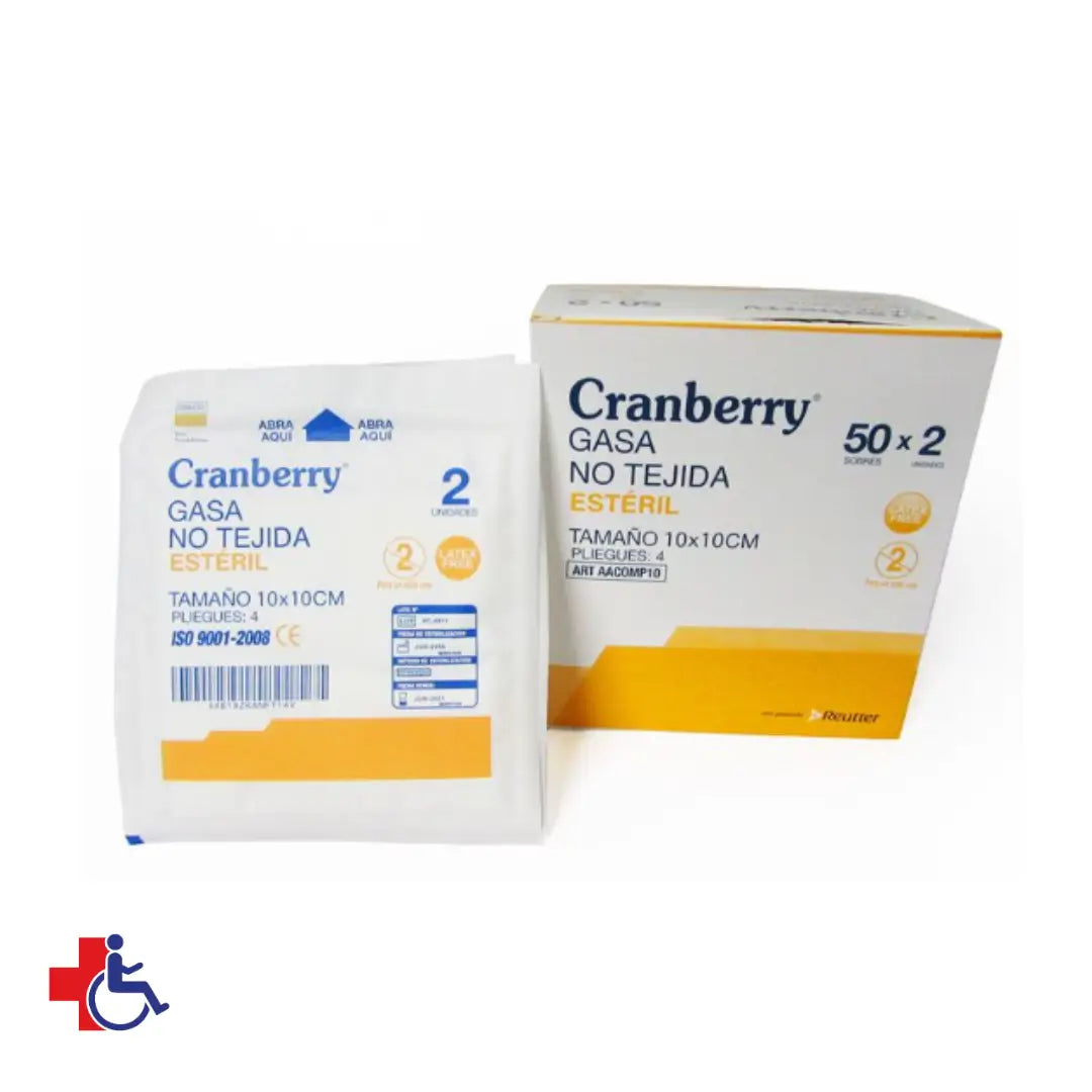 Gasa No Tejida Esteril 10x10 cm
