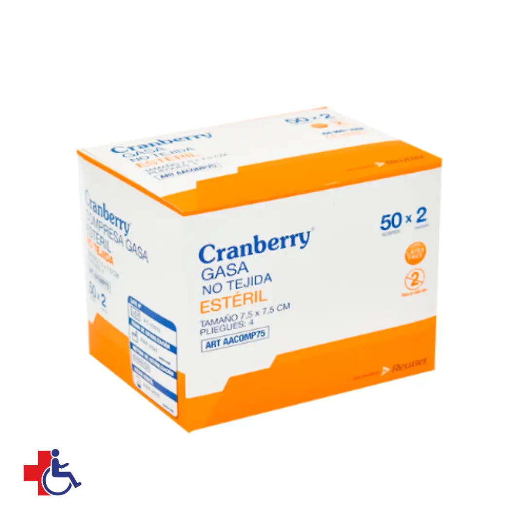 Gasa No Tejida Esteril 7.5x7.5 cm