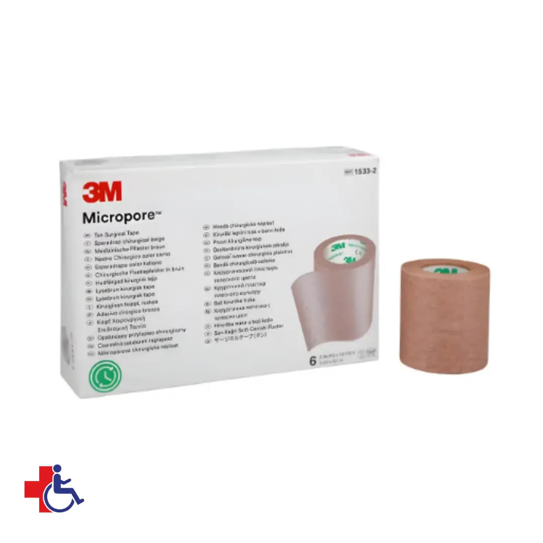 Micropore 5cm x 9mt Color Piel 3M