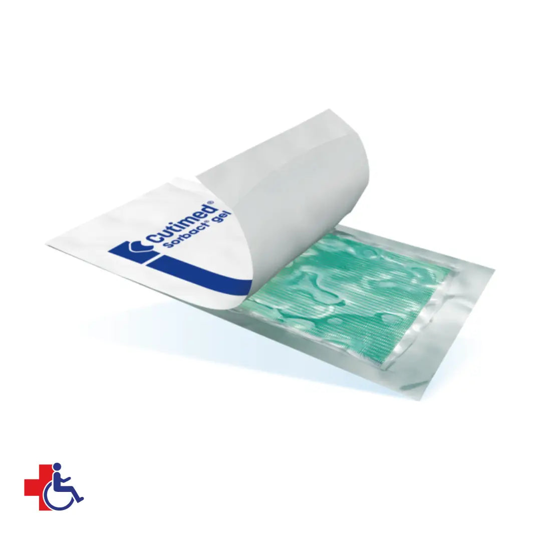 Cutimed Sorbact Gel 7.5x7.5 cm Caja x 10 un