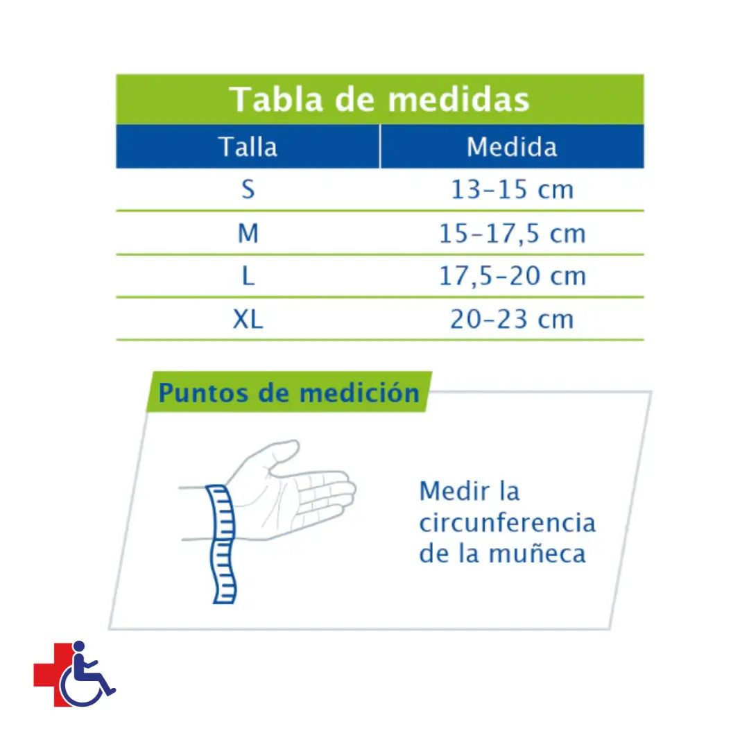 Muñequera con Ferula Palmar y Pulgar Gauntlet Actimove
