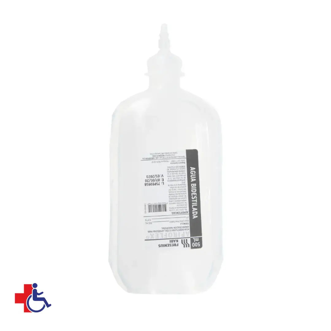 Agua Bidestilada Inyectable 500 ml