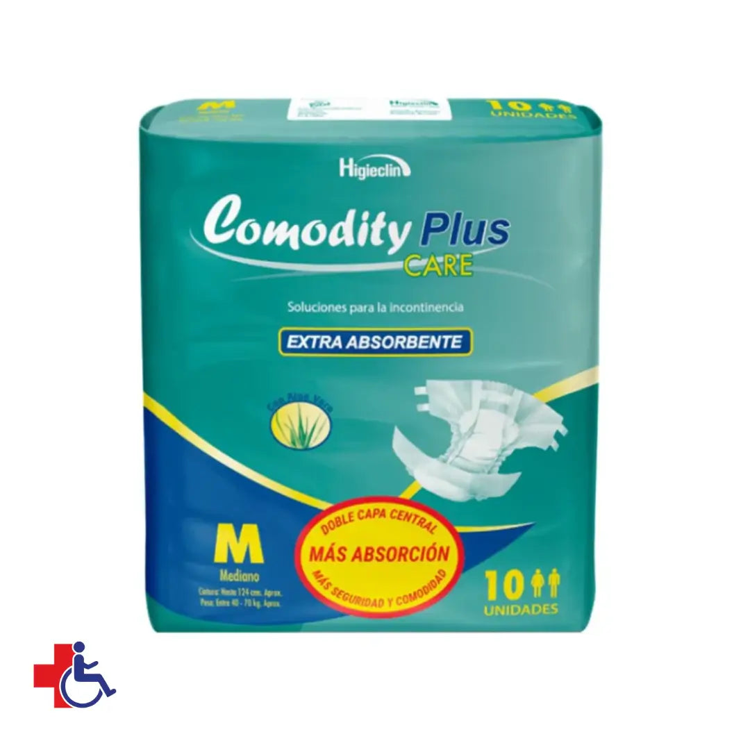 Pañal Adulto Comodity Plus Talla M x 10 un