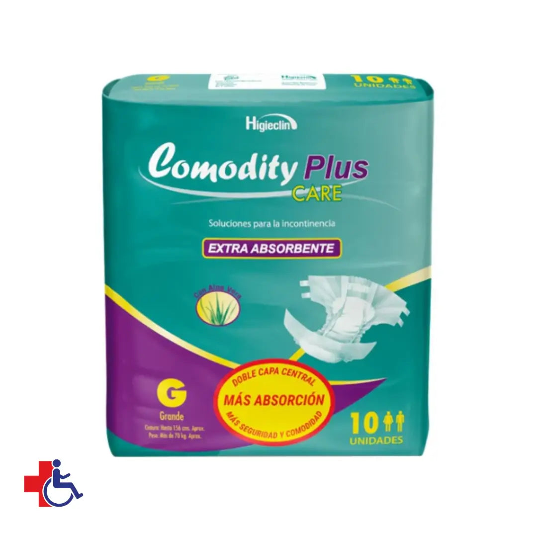 Pañal Adulto Comodity Plus Talla G x 10 un