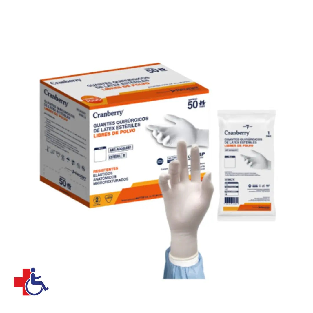 Guante Quirurgico De Latex Esteril N° 6.5 x Par