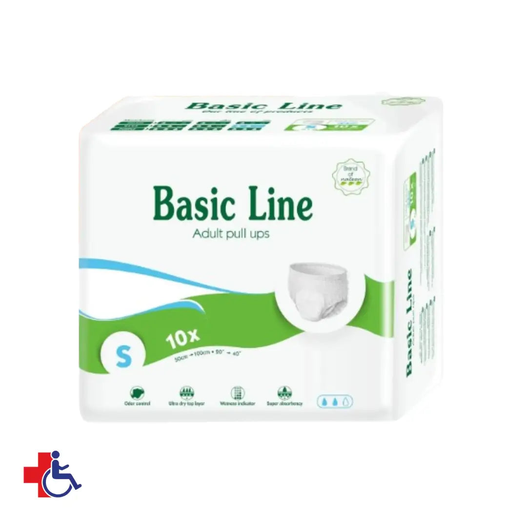 Pañal Adulto Tipo Calzon Nateen Basic Line Blue Talla S x 10 un