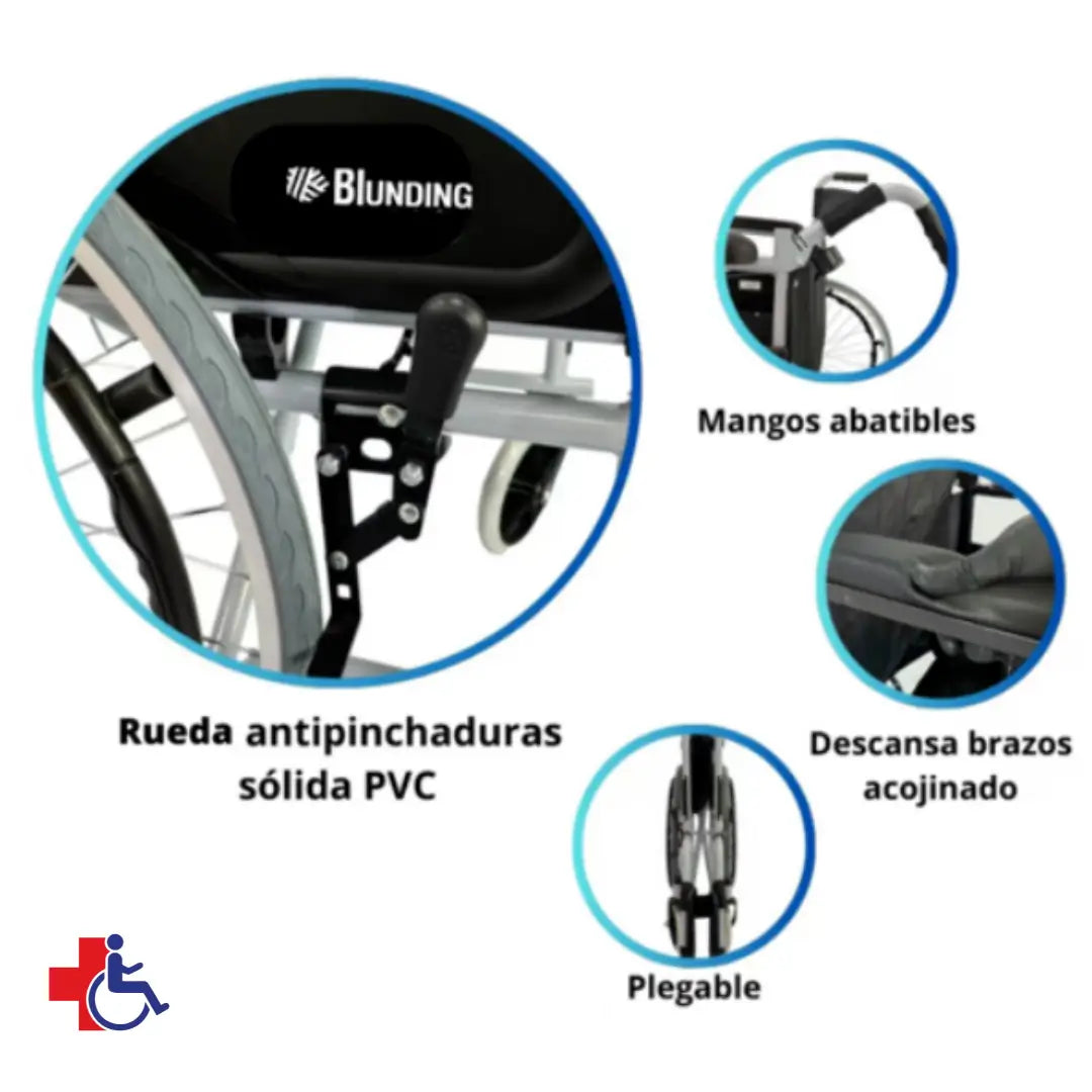 Silla de Ruedas Estandar 3.0 Blunding Adulto