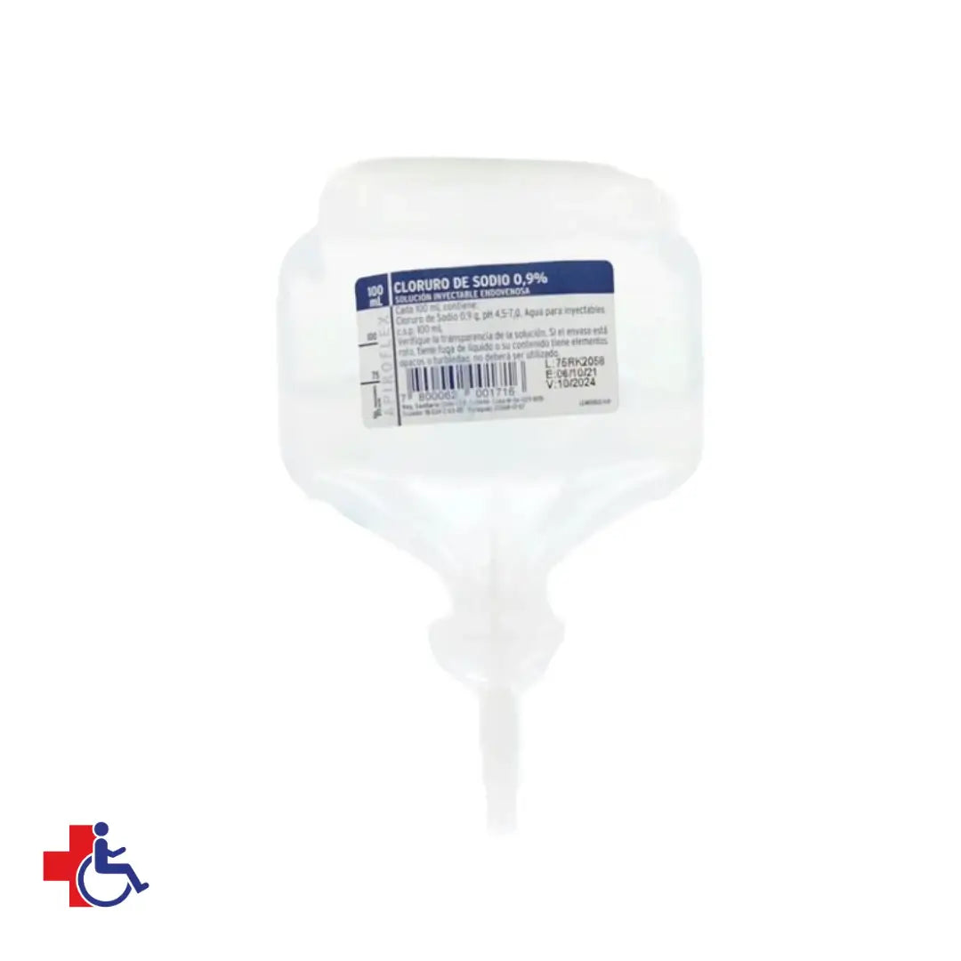 Suero Fisiologico 0,9% 100 ml - Cloruro de Sodio