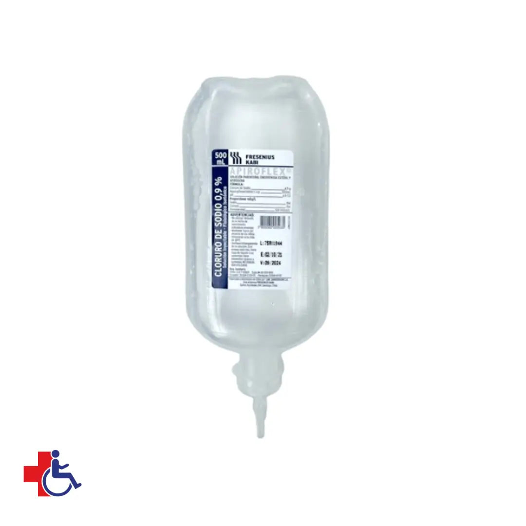 Suero Fisiologico 0,9% 500 ml - Cloruro de Sodio