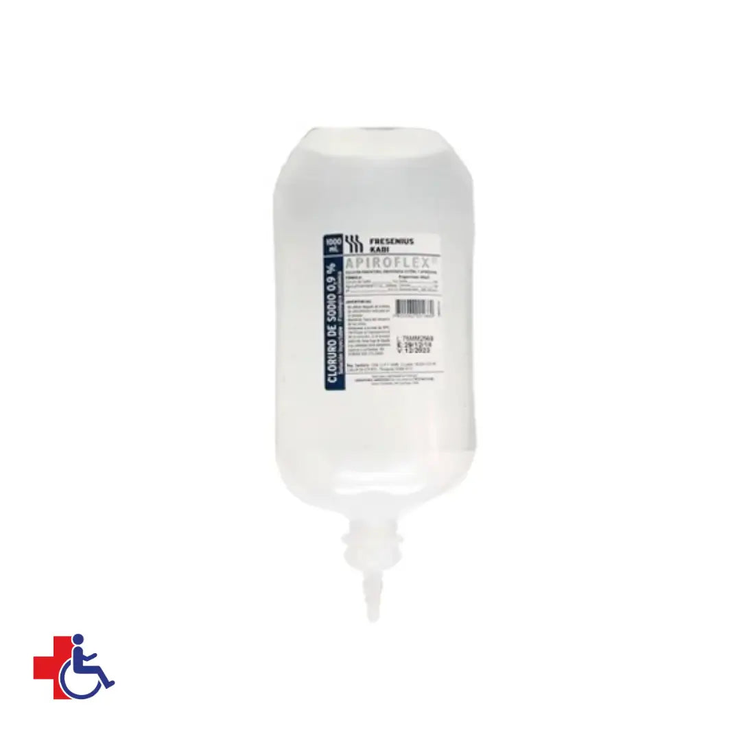 Suero Fisiologico 0,9% 1000 ml - Cloruro de Sodio