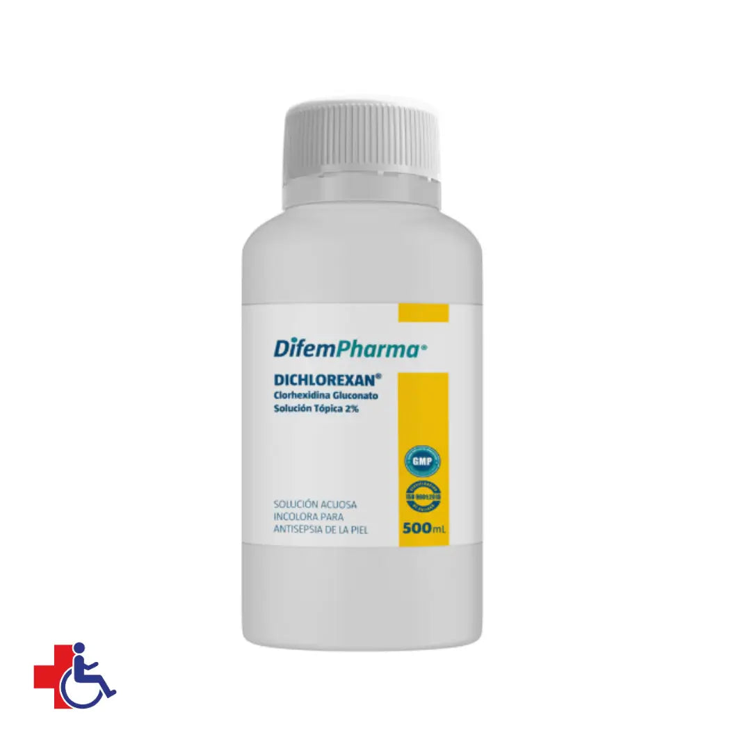 Dichlorexan Clorhexidina Gluconato 2% 500 ml - Solucion Topica