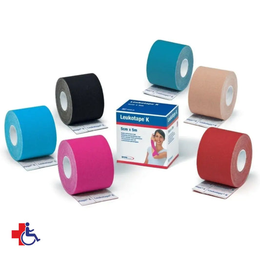Leukotape K 5cm x 5mt Colores - Cinta Neuromuscular Elasticada