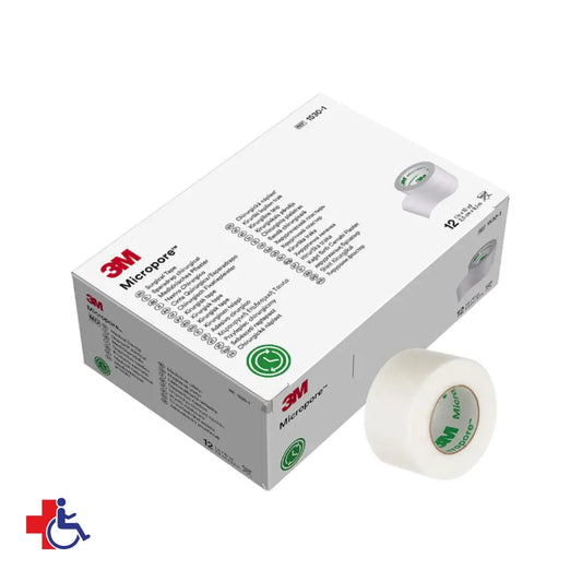 Micropore 2.5cm x 9mt Color Blanco 3M Caja x 12 un