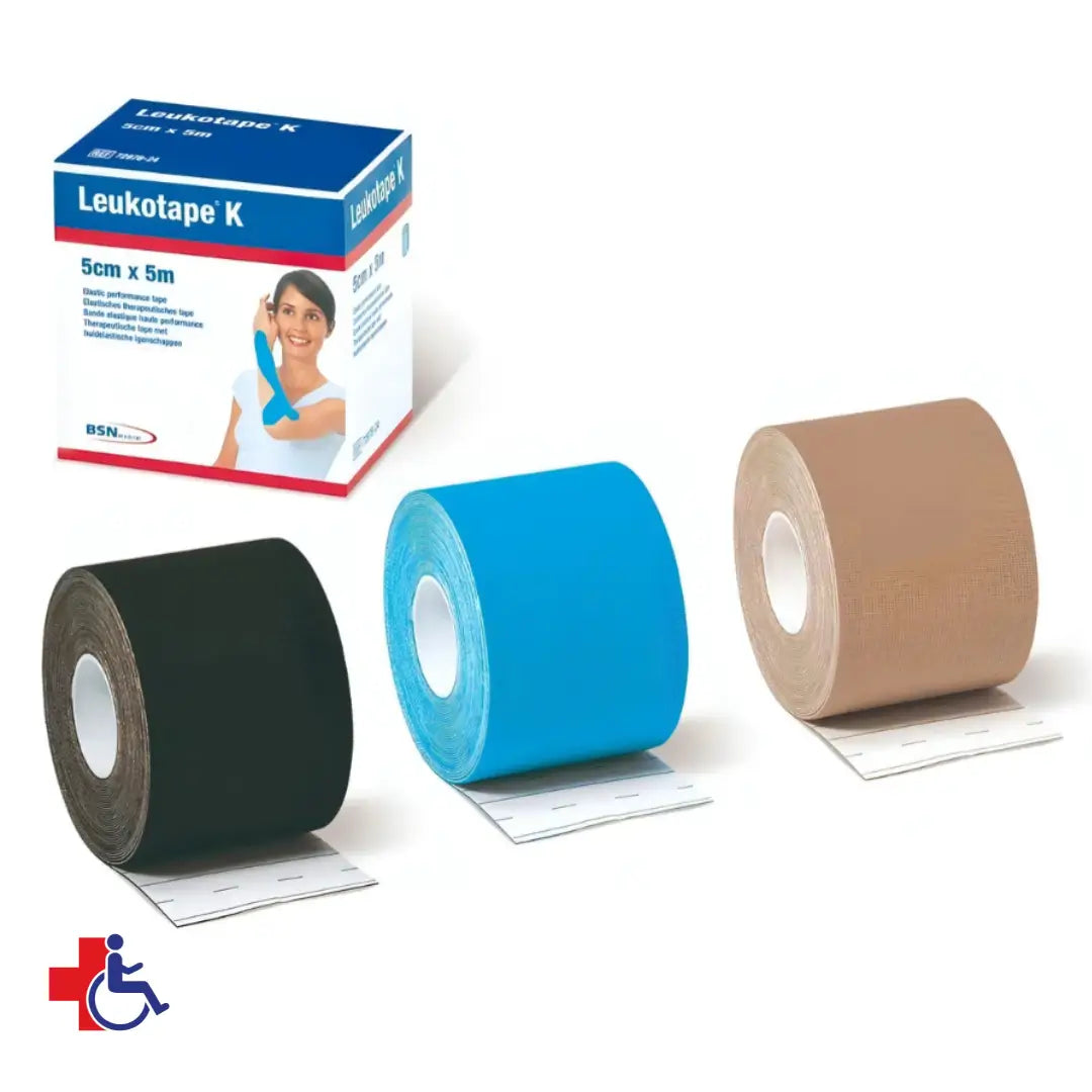 Leukotape K 5cm x 5mt Colores - Cinta Neuromuscular Elasticada
