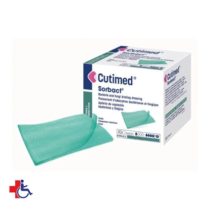 Cutimed Sorbact 4x6 cm - Malla DACC Antimicrobiana - Caja x 40 un