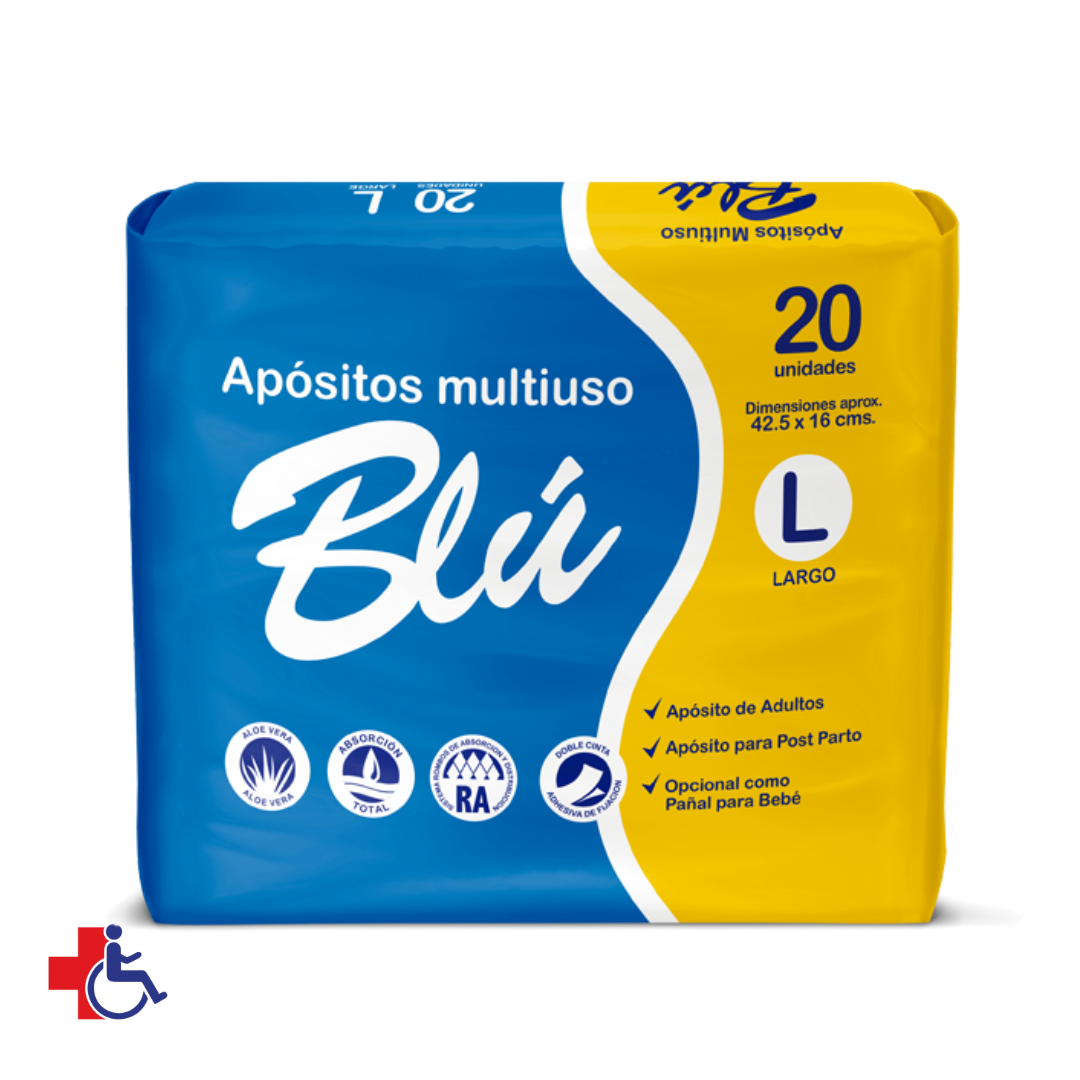 Aposito Blu Talla L x 20 un
