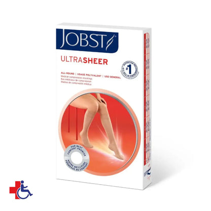 Media Compresiva Jobst Ultrasheer Rodilla 15-20 Pta. Cerrada