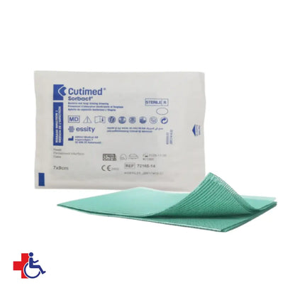 Cutimed Sorbact 7x9 cm - Malla DACC Antimicrobiana - Caja x 40 un