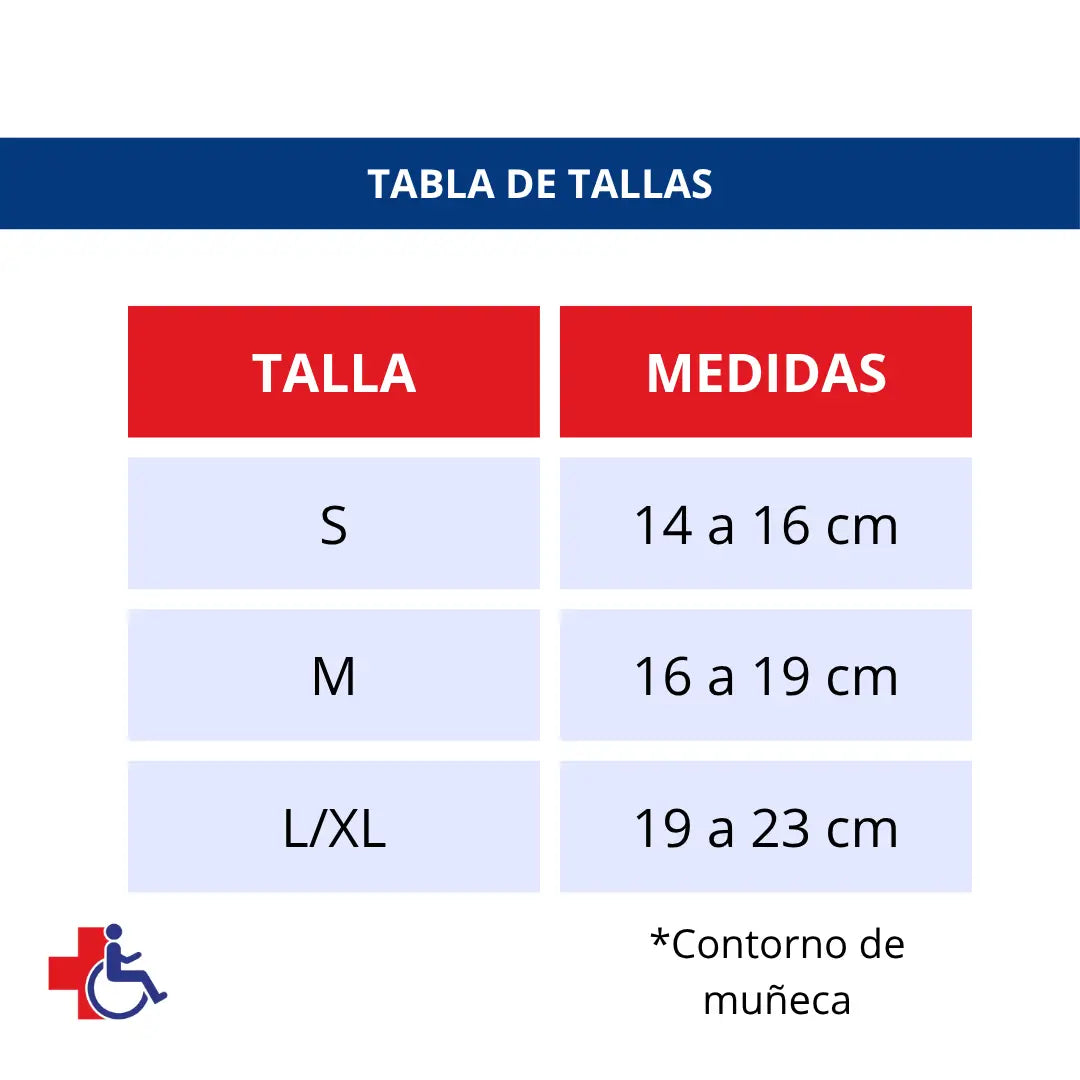 Muñequera Estabilizadora con Ferula Palmar Actimove