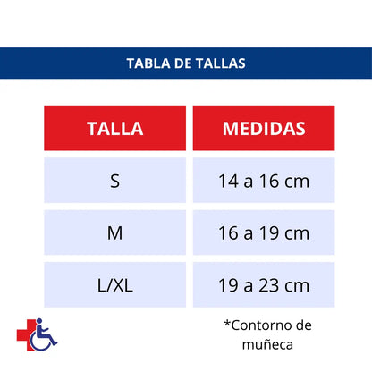 Muñequera Estabilizadora con Ferula Palmar Actimove