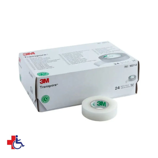 Transpore 1.25 cm x 9mt 3M Caja x 24 un