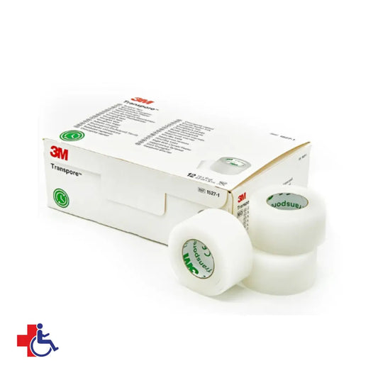 Transpore 2.5cm x 9mt 3M Caja x 12 un