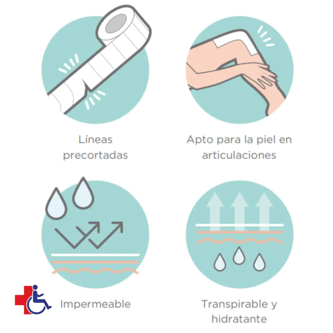 Rollo de Silicona para Cicatrices Rystora 2.5cm x 1.5mt