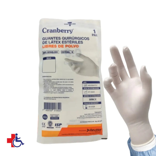 Guante Quirurgico De Latex Esteril N° 8 x Par
