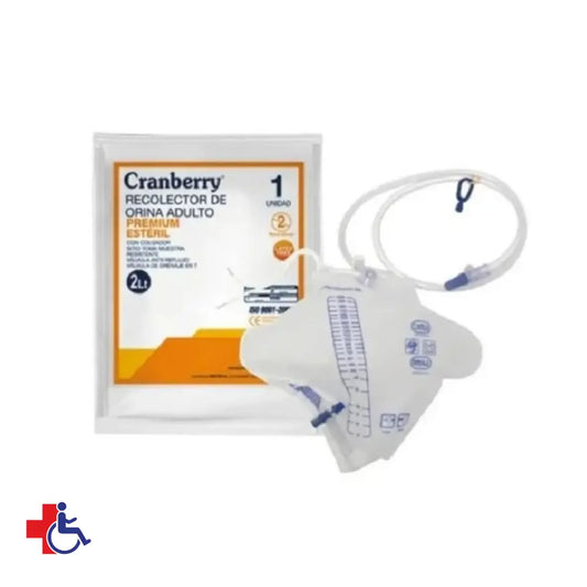 Recolector de Orina Adulto Premium a la Cama 2 lt Cranberry
