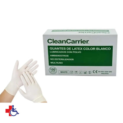 Guante Latex Con Polvo Caja x 100 un Talla XS