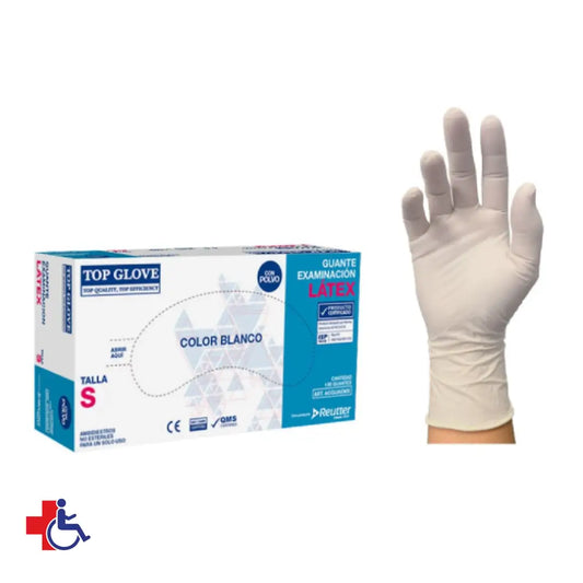 Guante Latex Con Polvo Caja x 100 un Talla L