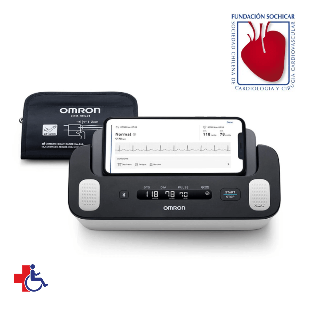 Equipo de Presión + ECG Omron Complete HEM-7530T - Digital Brazo