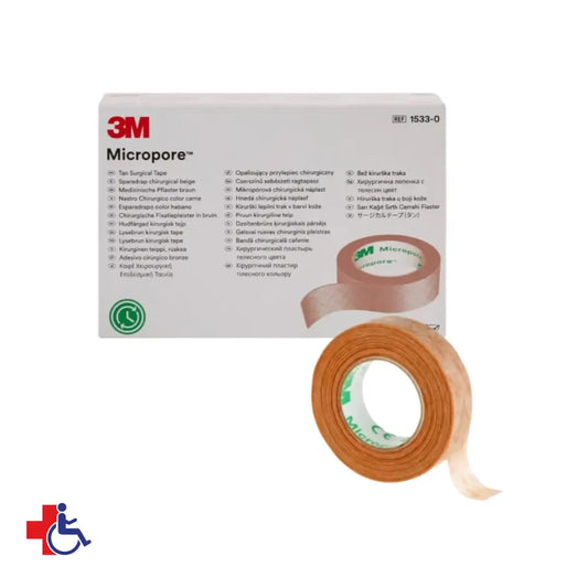 Micropore 1.25cm x 9mt Color Piel 3M Caja x 24 un