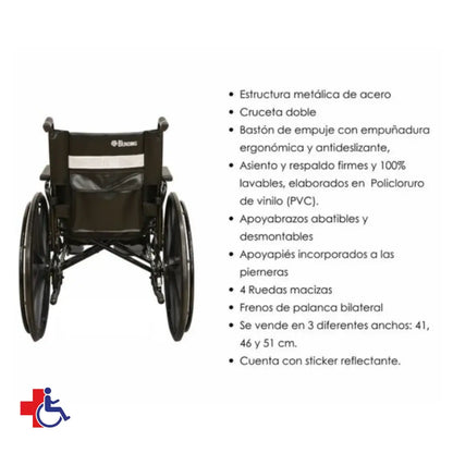 Silla de Ruedas Premium 2.0 Blunding Adulto