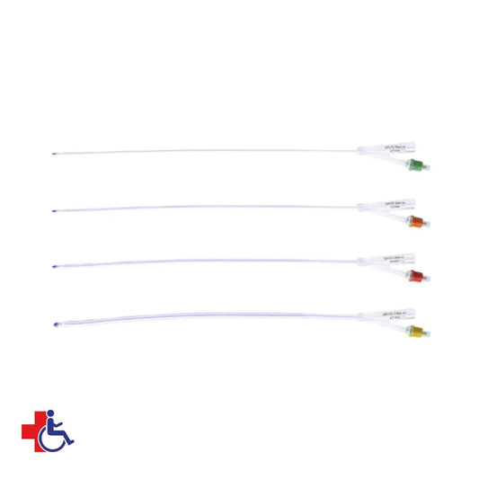 Sonda Foley 2 vias 100% Silicona N° 18 FR Cranberry/Penine