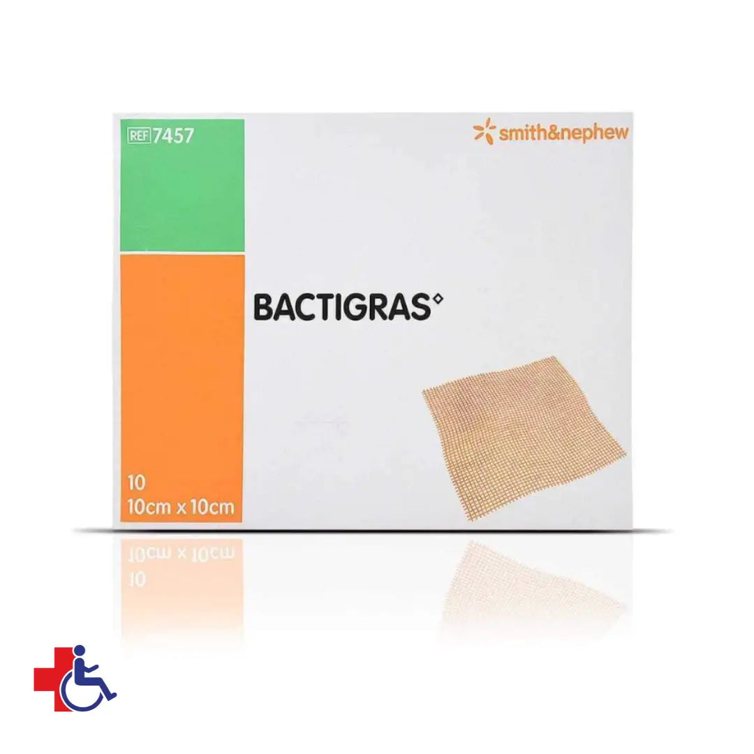 Bactigras 10x10 cm Gasa Parafinada con Clorhexidina