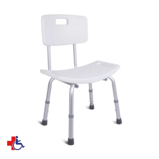 Silla o Banqueta de Ducha con Respaldo