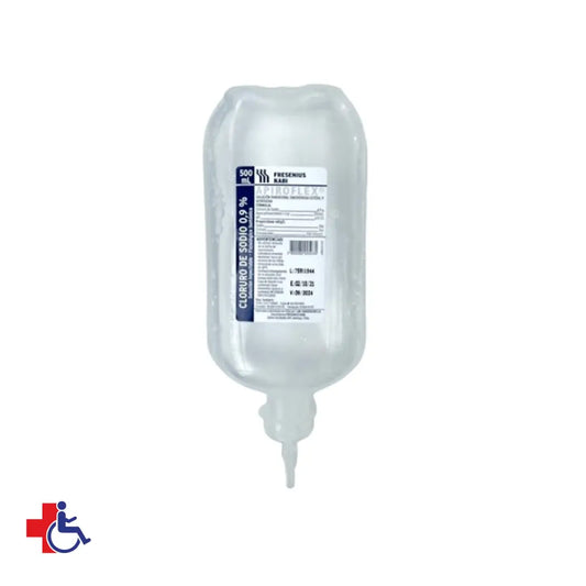 Suero Fisiologico 0,9% 500 ml - Cloruro de Sodio