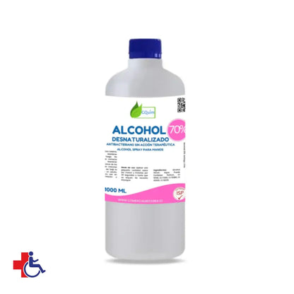 Alcohol Desnaturalizado 70% 1 Litro